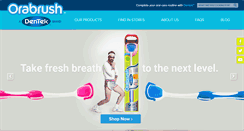 Desktop Screenshot of orabrush.com