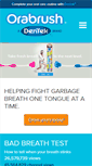 Mobile Screenshot of orabrush.com